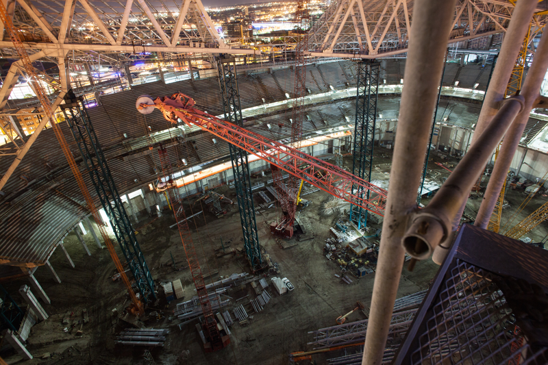Illustration for article titled An Illicit Tour Of The New Vikings Stadium